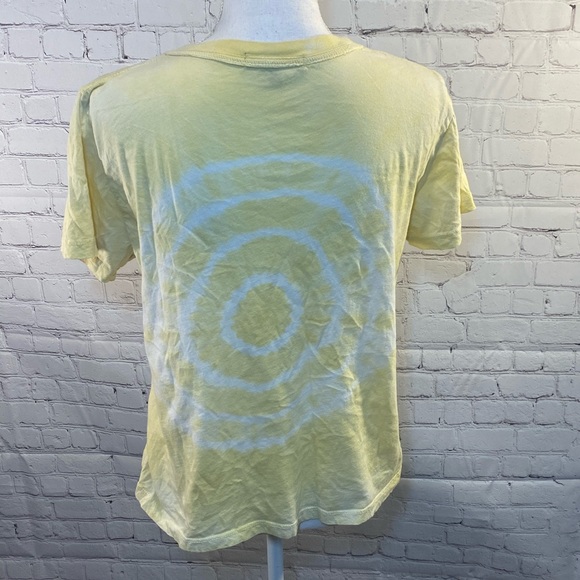 LA HEARTS T-Shirt Yellow Tie Dye Peace Sign-Small - Picture 2 of 2